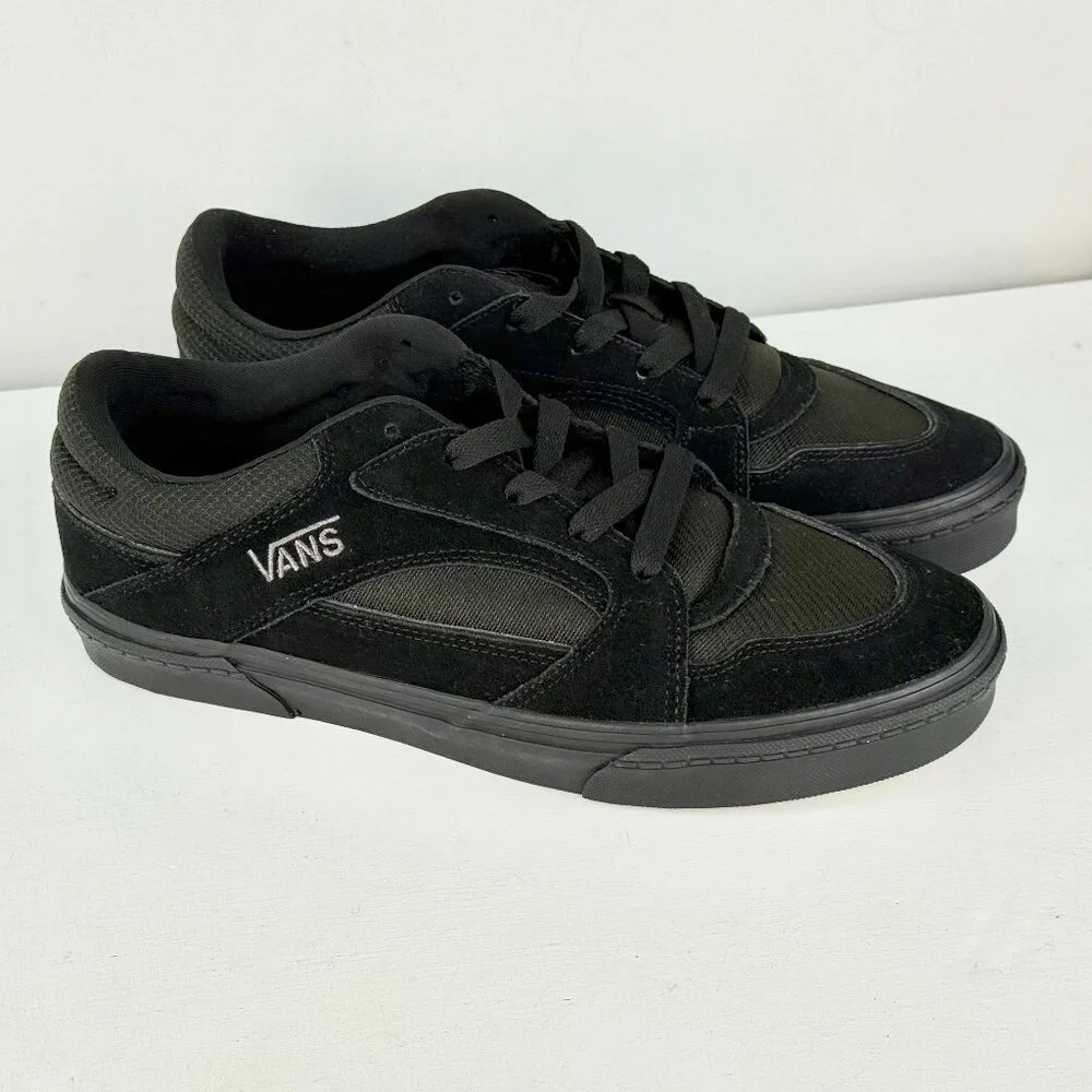 Men's 11 - VANS Chukka Push Suede Skate Shoes -Blackout - 507452